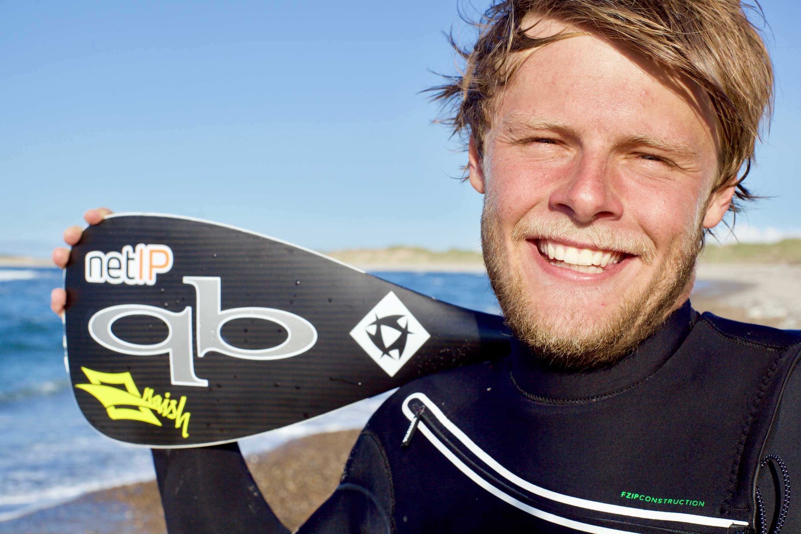 netIP rider med SUP-verdensmesteren